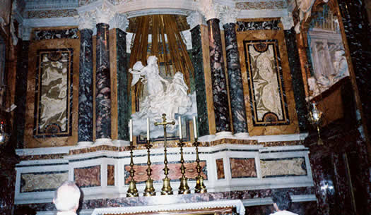 Капелла Корнаро в Церкови Санта Мария делла Виттория - увеличено
