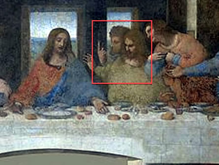 Last Supper-Leonardo da Vincis self-portraits?