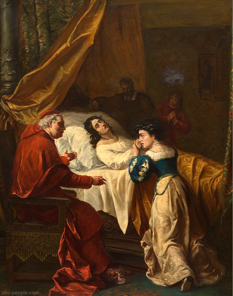 Death of Raphael Sanzio by Rodolfo Morgari