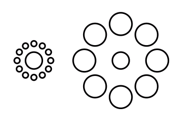 Ebbinghaus–Titchener illusion