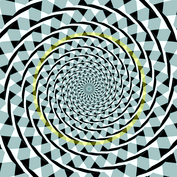 Fraser spiral illusion