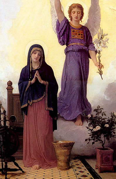 Архангел Гавриил принес Деве Марии самую большую новость – Сын Божий становится Сыном человеческим