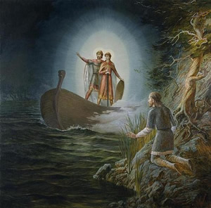 Явления св. Бориса и Глеба накануне Невской битвы