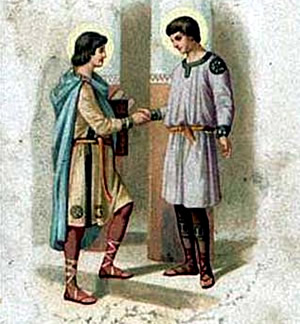 Святой Василий и Григорий Богослов в Афинах