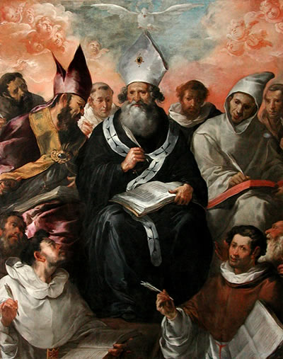 Святой Василий Великий, излагающий свое учение