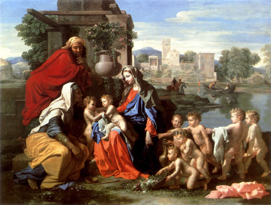 Святое семейство со Святой Елисаветой и Иоанном Крестителем