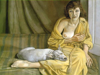 Lucian Freud, Girl with a White Dog