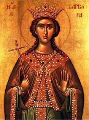 Святая Варвара Святая Варвара
