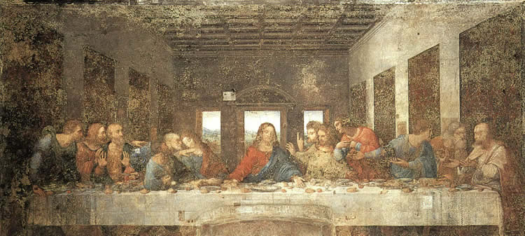 Леонардо да Винчи"Тайная вечеря" Санта-Мария дель Грация, Милан, Италия