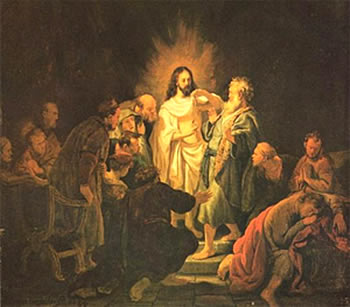 "Неверие Фомы"Харменс ван Рейн Рембрандт. 1634